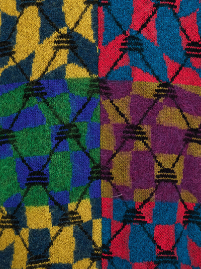 Shop Avril8790 Patterned Cardigan In Multicolor
