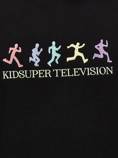 Shop Kidsuper Television Hoodie In Black