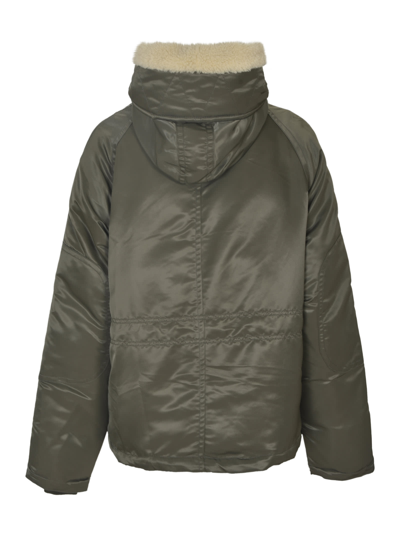 Shop Vis-a-vis Concealed Jacket In Khaki