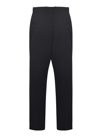 Shop Casey Casey Buttoned Classic Trousers In Night