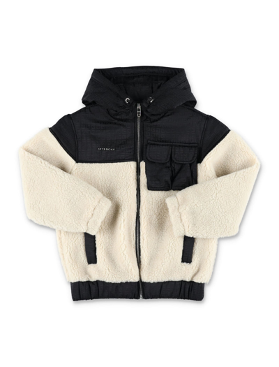 Shop Givenchy Teddy Jacket In Beige