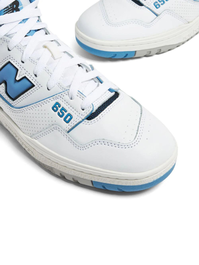 Shop New Balance 650 Lifestyle Sneakers In White