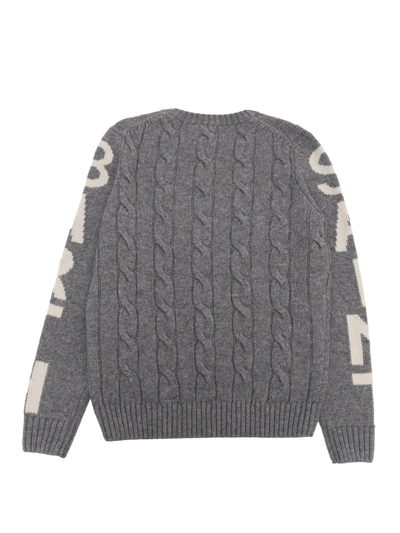 Shop Mc2 Saint Barth Bergen Sweater In Grey