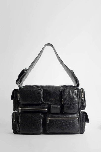 Shop Balenciaga Man Black Shoulder Bags