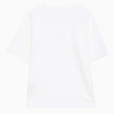 Shop Acne Studios Classic T-shirt With Logo In White