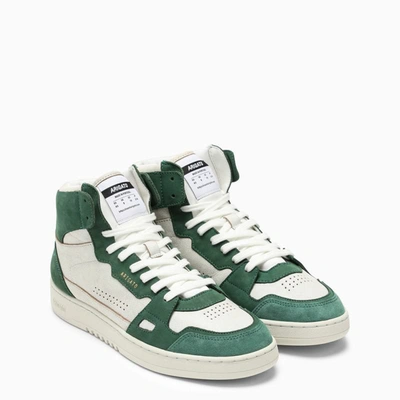 Shop Axel Arigato And Green Dice Hi Sneakers In White