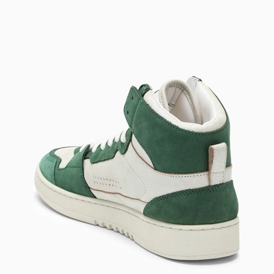 Shop Axel Arigato And Green Dice Hi Sneakers In White