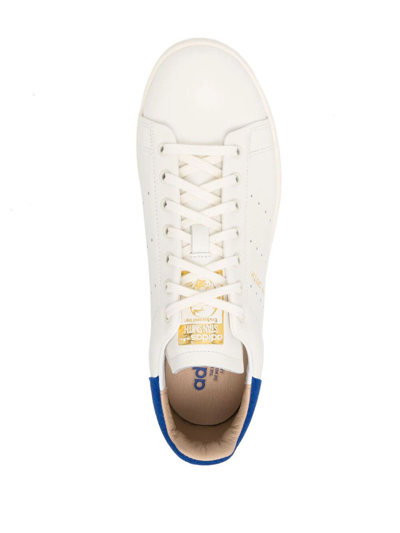 Shop Adidas Originals Originals Stan Smith Lux Sneakers In Owhite Cwhite Royblu