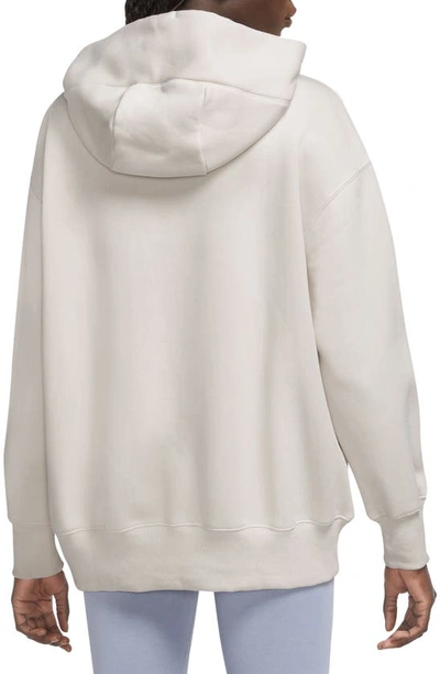 Shop Nike Sportswear Phoenix Oversize Fleece Hoodie In Ltowbr/sail