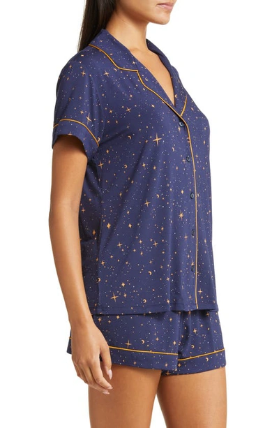 Shop Nordstrom Moonlight Eco Short Pajamas In Navy Starry Night