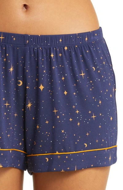 Shop Nordstrom Moonlight Eco Short Pajamas In Navy Starry Night