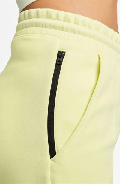 Shop Nike Sportswear Tech Fleece Joggers In Luminous Green/ Black