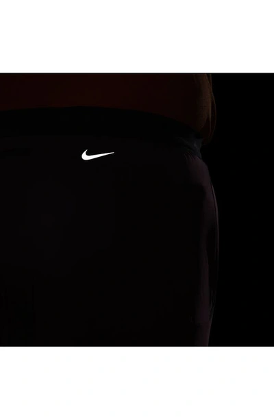 Shop Nike Dri-fit Trail Running Pants In Night Maroon/ Black/ Melon