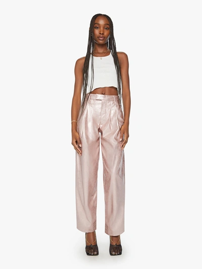 Shop Mother The Pleated Starlet Prep Sneak Y Swear Pants (also In 23,24,25,26,27,28,29,30,31,32,33,34) In Pink