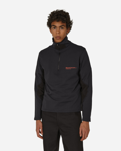 Shop Gr10k Mitchell Demand Polartec® Corpus Top Caviar In Black