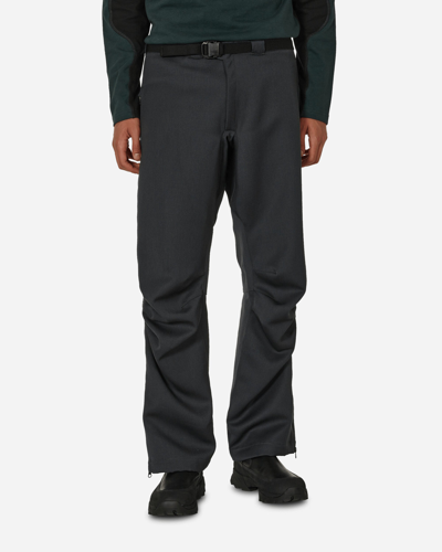 Gr10k Titanus Arc Wool Straight-leg Trousers In Grey