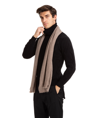 Shop Pin1876 By Botto Giuseppe Cashmere Scarf In Brown