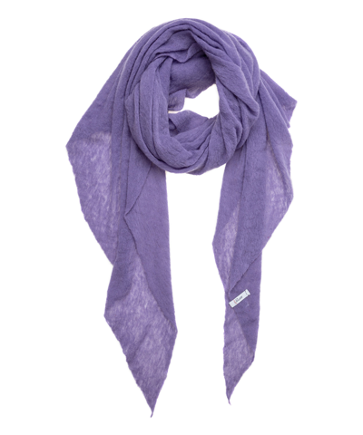 Pin1876 By Botto Giuseppe Cashmere Scarf In Violet