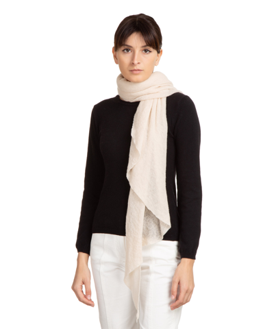 Pin1876 By Botto Giuseppe Cashmere Scarf In Beige