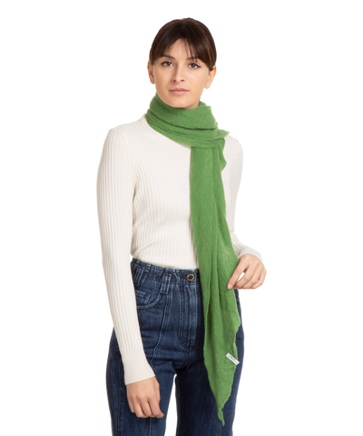 Pin1876 By Botto Giuseppe Cashmere Scarf In Green