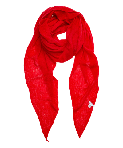 Pin1876 By Botto Giuseppe Cashmere Scarf In Red