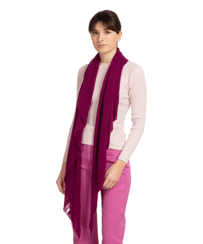 Pin1876 By Botto Giuseppe Cashmere Scarf In Red