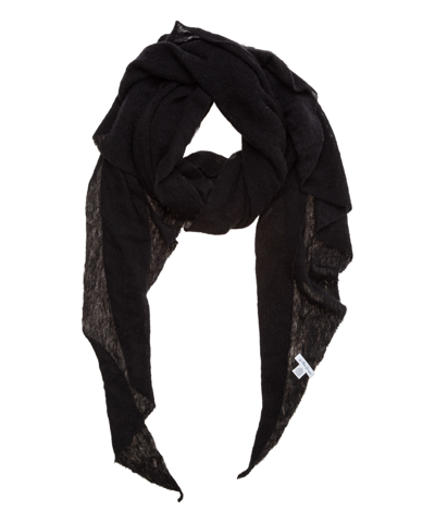 Pin1876 By Botto Giuseppe Cashmere Scarf In Black