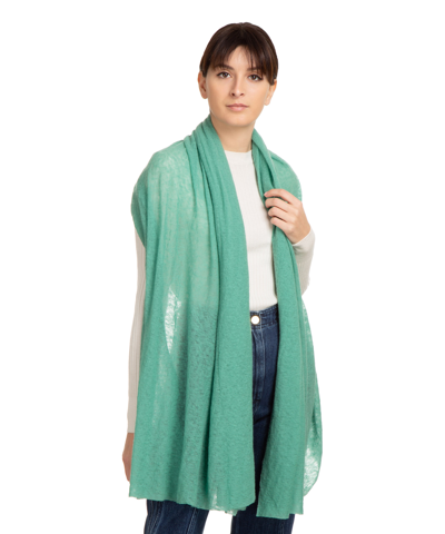 Shop Pin1876 By Botto Giuseppe Cashmere Scarf In Green