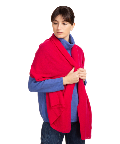 Pin1876 By Botto Giuseppe Cashmere Scarf In Pink