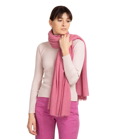 Pin1876 By Botto Giuseppe Cashmere Scarf In Pink