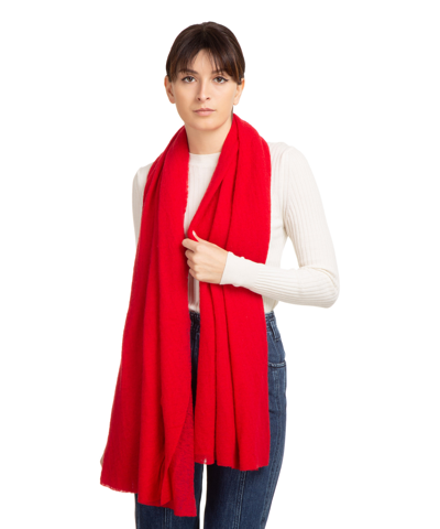 Shop Pin1876 By Botto Giuseppe Cashmere Scarf In Red