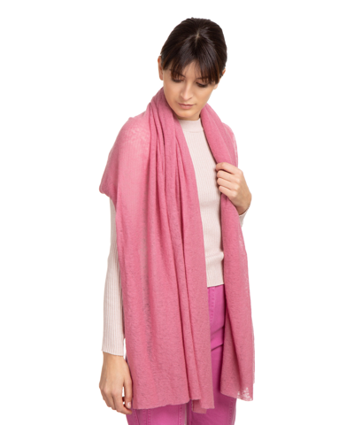 Pin1876 By Botto Giuseppe Cashmere Scarf In Pink