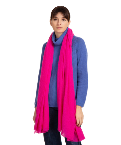 Shop Pin1876 By Botto Giuseppe Cashmere Scarf In Pink