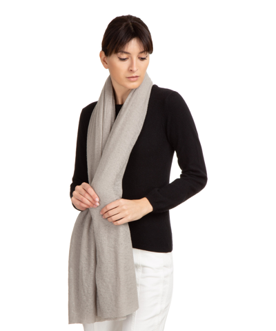 Pin1876 By Botto Giuseppe Cashmere Scarf In Grey