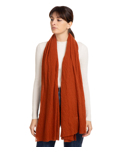 Pin1876 By Botto Giuseppe Cashmere Scarf In Brown