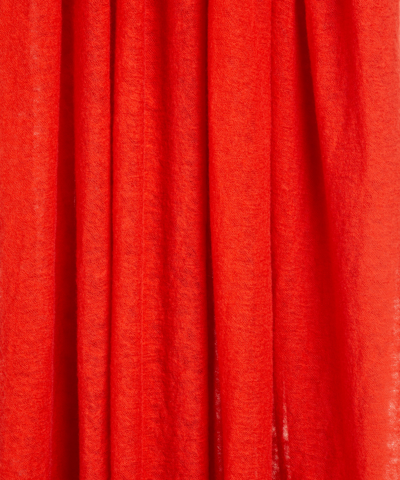 Pin1876 By Botto Giuseppe Cashmere Scarf In Orange