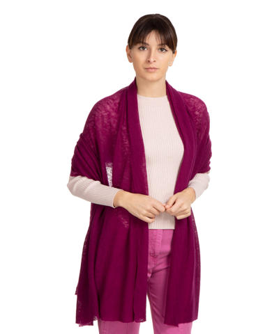Pin1876 By Botto Giuseppe Cashmere Scarf In Red