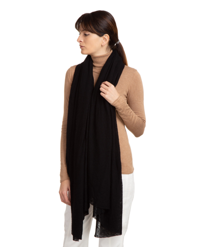 Shop Pin1876 By Botto Giuseppe Cashmere Scarf In Black