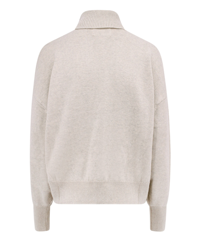 Shop Isabel Marant Étoile Nash Roll-neck Sweater In Grey