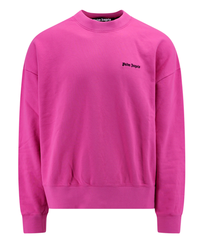 Shop Palm Angels Sweatshirt In Pink