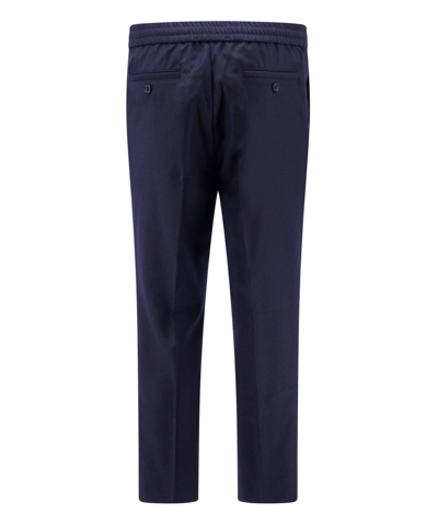 Shop Ami Alexandre Mattiussi Trousers In Blue