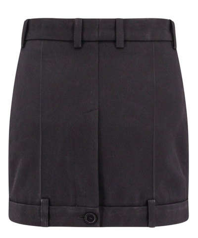 Shop Balenciaga Mini Skirt In Black