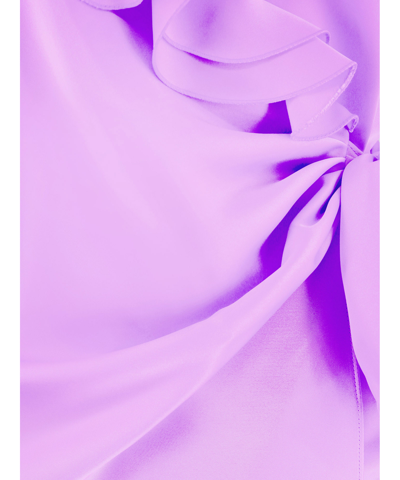 Shop Philosophy Di Lorenzo Serafini Midi Dress In Violet