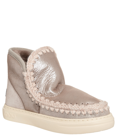 Shop Mou Eskimo Ankle Boots In Grey