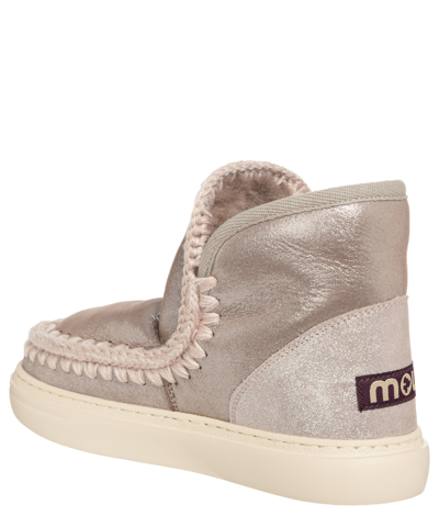 Shop Mou Eskimo Ankle Boots In Grey