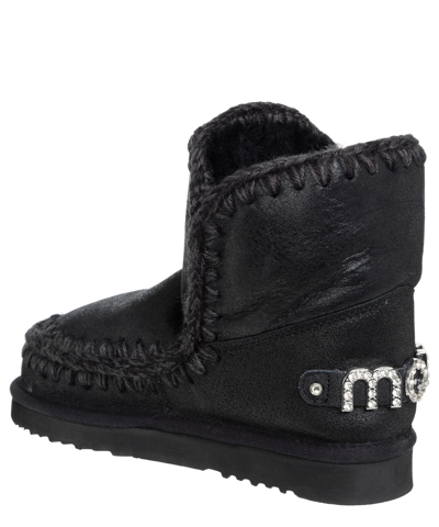 Shop Mou Eskimo 18 Ankle Boots In Black