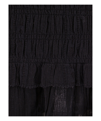 Shop Isabel Marant Étoile Dorela Mini Skirt In Black
