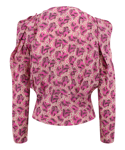 Shop Isabel Marant Zarga Blouse In Pink