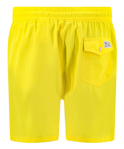 Shop Polo Ralph Lauren Swim Shorts In Yellow