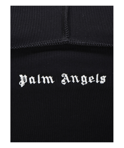 Shop Palm Angels Crop Top In Black